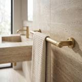 Wieszak łazienkowy jednoramienny 39101 Ori Złoty Szczotkowany