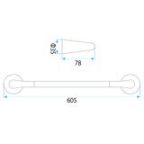 Kopalniški obešalnik 16201 Vibe Brush Gold