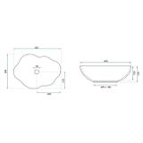 Vasque à poser Rea Akoya Pearl