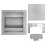 Lineaire afvoer REA NEO Brush Steel 12x12