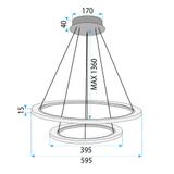 Lampe LED LHJ045-CP2 BRUSH NICKLE