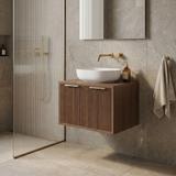Kúpeľňová skrinka pod umývadlo Rea Core 60cm Brown