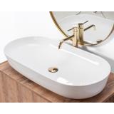 Umywalka Nablatowa REA CLEO 81 White