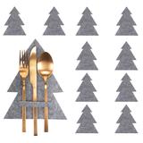 Pokrowiec na sztućce Świateczny 10szt KF370