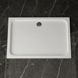 Plato de ducha Rea Belmond White 80x100