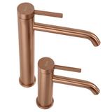 Robinet de salle de bain Rea Rivo Brush Copper