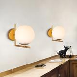 Wandlampe G102-1W Gold