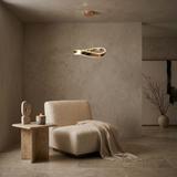 LAMPA SUFITOWA WISZĄCA SWE064-CP 40cm ZŁOTA