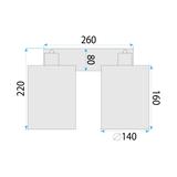 Аплик APP1824-2W NATURE BLACK