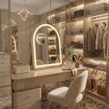 Lustro LED GLAM L.Gold 40x45cm