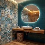 Lustro ścienne LED 80cm Fabio