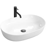 Umywalka nablatowa Rea Cleo 61 White