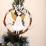 Dekoracja świąteczna okrągła 16 cm KL-21X15