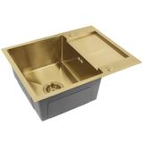 Tērauda izlietne Paul BRUSH GOLD