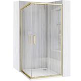 Shower enclosure Rea City 90x90 Gold