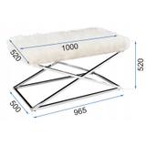 Ławka Siedzisko Białe BC-1518-1