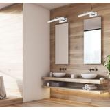 LED VANNAS ISTABAS SIENAS LAMPA VIRS SPOGUĻA 9W 40CM APP372-1W HROMS