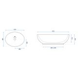 Umývadlo na dosku Rea Carola Slim