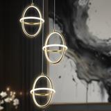 LED-Hängeleuchte G064-3CPR Gold