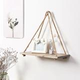 Półka ścienna drewniana 21 WHITE