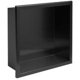 bathroom shelf 30x30 matte black