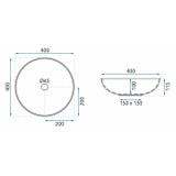 Nadgradni umivaonik Rea Juliana