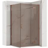 Cabine de douche REA Hugo 100x80 Copper Brush