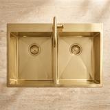 Νεροχύτης από μαύρο ατσάλι Joel BRUSH GOLD