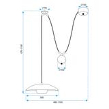 Deckenlampe APP1451-1CP GOLD