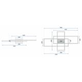 Moderne LED Pendel-Deckenleuchte + PILOT CHROM APP385-CP