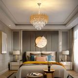 Lampa Wisząca z Kryształami G062-CP 50CM ZŁOTA