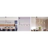 Deckenlampe Metall Glas Black APP754-8CP