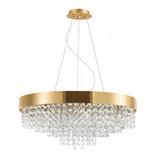 Lampa sufitowa wisząca APP1787-16CP 60 cm Złota