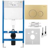 Concealed cistern frame K011A-Q Rea I Brush Gold