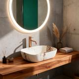 Umývadlo na dosku Rea Belinda Marrone Matt