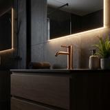 Robinet de salle de bain Rea Rivo Brush Copper