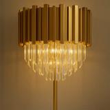 Lampa Stojąca Podłogowa APP1717-3F Złota