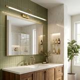 Kúpeľňové nástenné LED svietidlo SWE024-1W 80cm Brush Gold