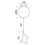 LAMPA SUFITOWA PLAFON G167-1CP MIŚ