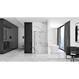Cabine de douche REA Look Chrome 80x100 + Receveur de douche Look White