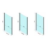 Shower enclosure corner REA Rapid Swing Brush Gold