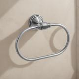 Porte-serviettes de salle de bain RING 16101 Aristo Nickel brossé