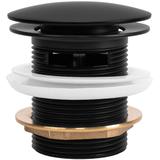 Wanne Stöpsel Klik-Klak Rea Black 6cm