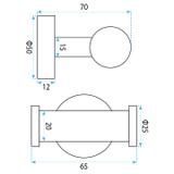 Crochadóir dúbailte 6612 Modern Titan