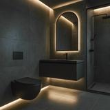 Misa WC podwieszana Rea Carlo Mini Tornado NF CZARNA MATOWA