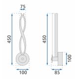 Deckenlampe LED APP1048-W Black