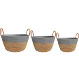 Zestaw 3szt Koszy Naturalnych BOHO 223K16