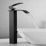 Bathroom faucet Calani LOTUS Black High