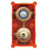 Built-in shower set Rea Lungo Copper + BOX