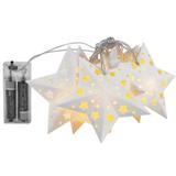 Lampki choinkowe Girlanda LED papierowe gwiazdy CD008